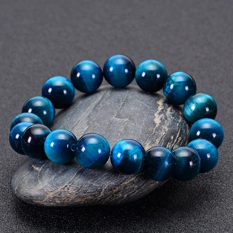 Bracelet Japonais œil de tigre bleu - Image 5