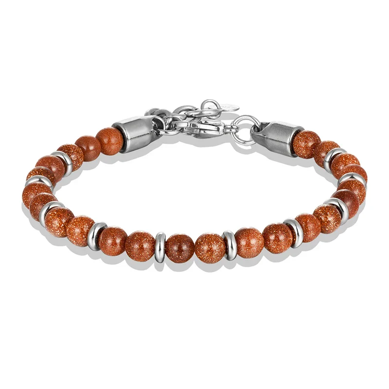 Bracelet Japonais perlé de pierre naturelle - Image 11