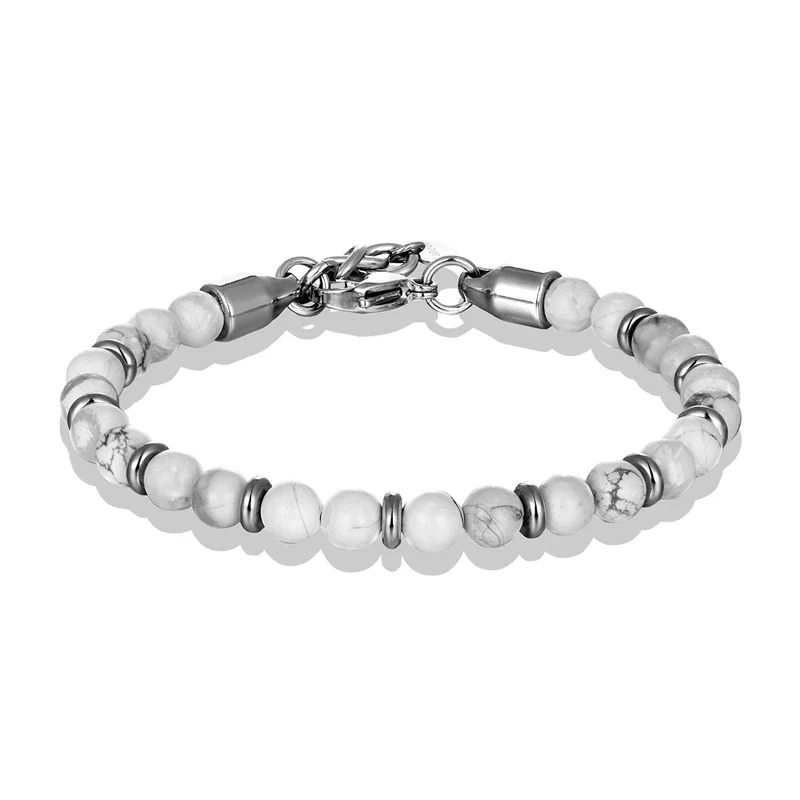 Bracelet Japonais perlé de pierre naturelle - Image 3