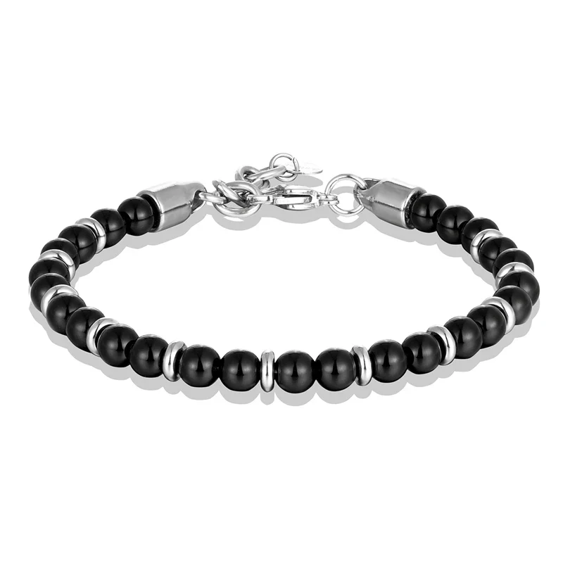 Bracelet Japonais perlé de pierre naturelle - Image 8