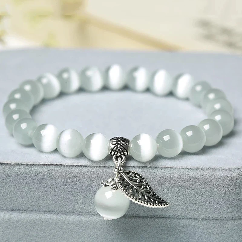 Bracelet Japonais Perles d’œil de Chat - Image 2