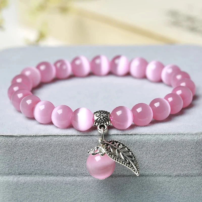 Bracelet Japonais Perles d’œil de Chat - Image 3