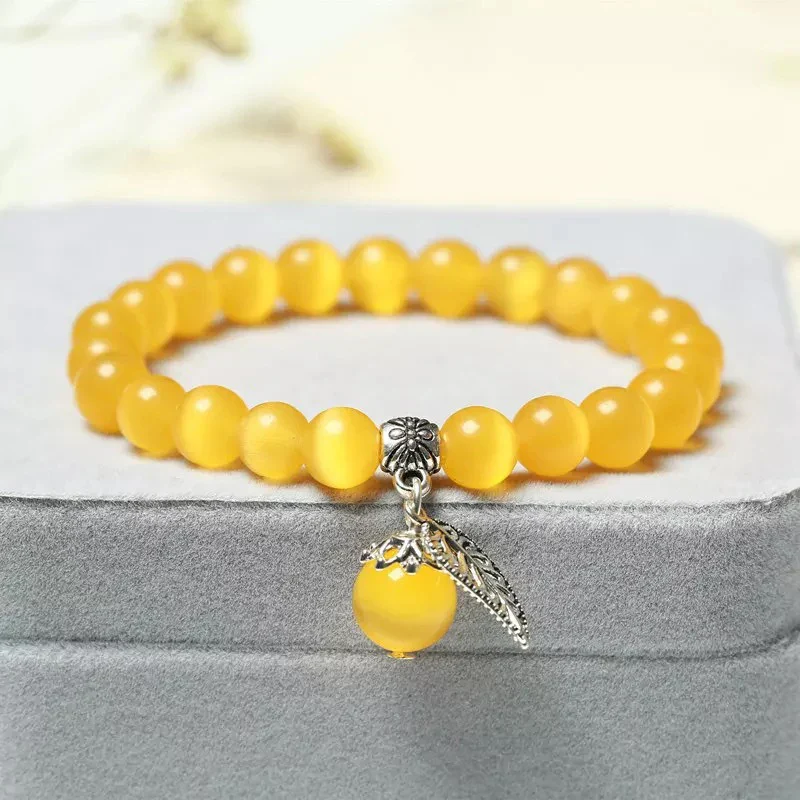 Bracelet Japonais Perles d’œil de Chat - Image 5