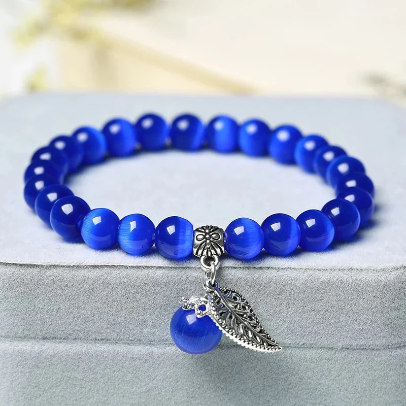 Bracelet Japonais Perles d’œil de Chat - Image 6
