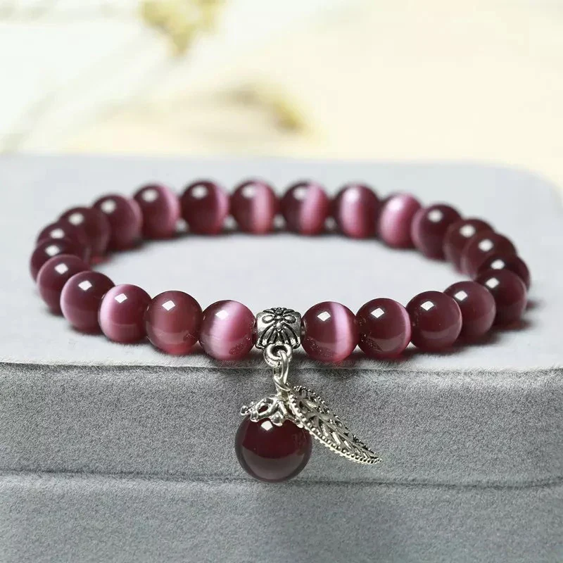 Bracelet Japonais Perles d’œil de Chat - Image 7