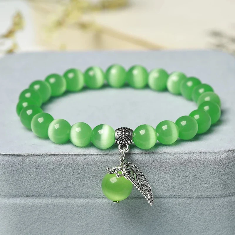 Bracelet Japonais Perles d’œil de Chat - Image 8