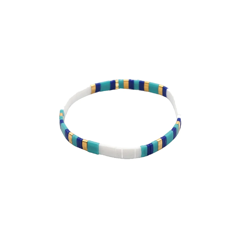 Bracelet miyuki bleu - Image 2