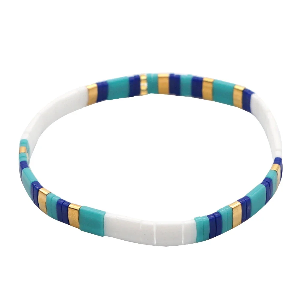Bracelet miyuki bleu - Image 6