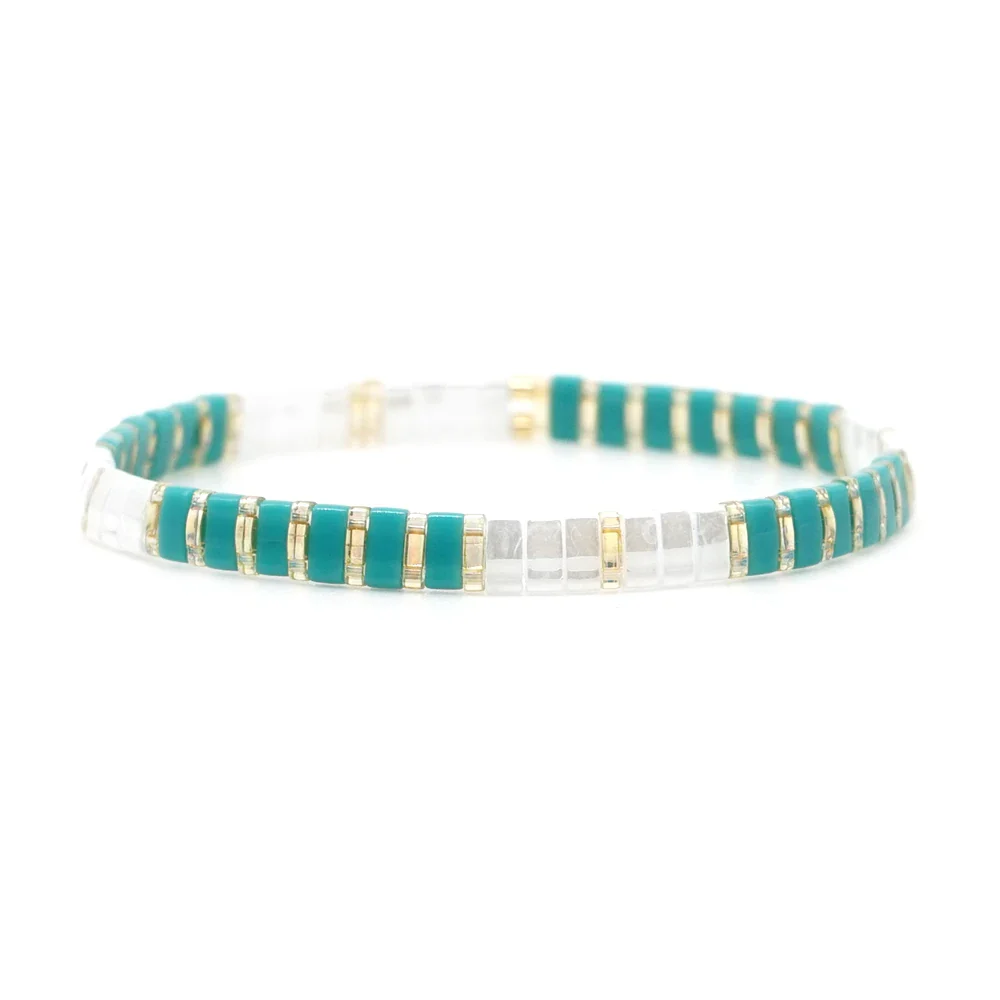 Bracelet miyuki bleu - Image 7