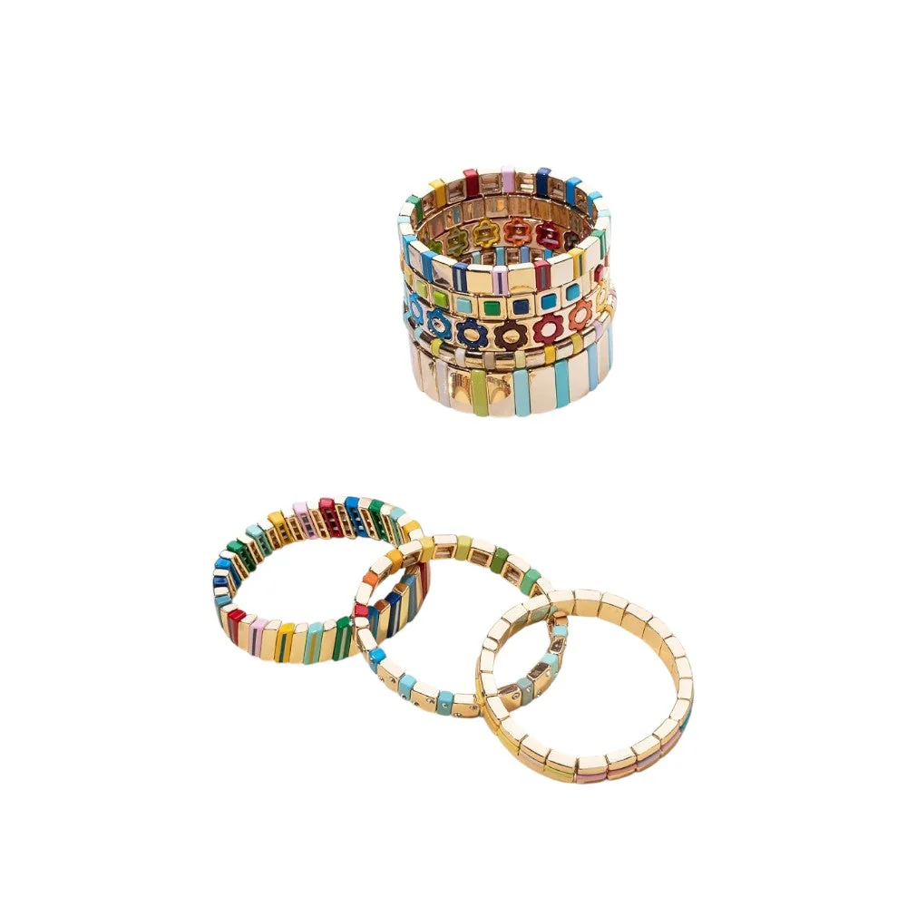 Bracelet Miyuki perles multiformes - Image 3