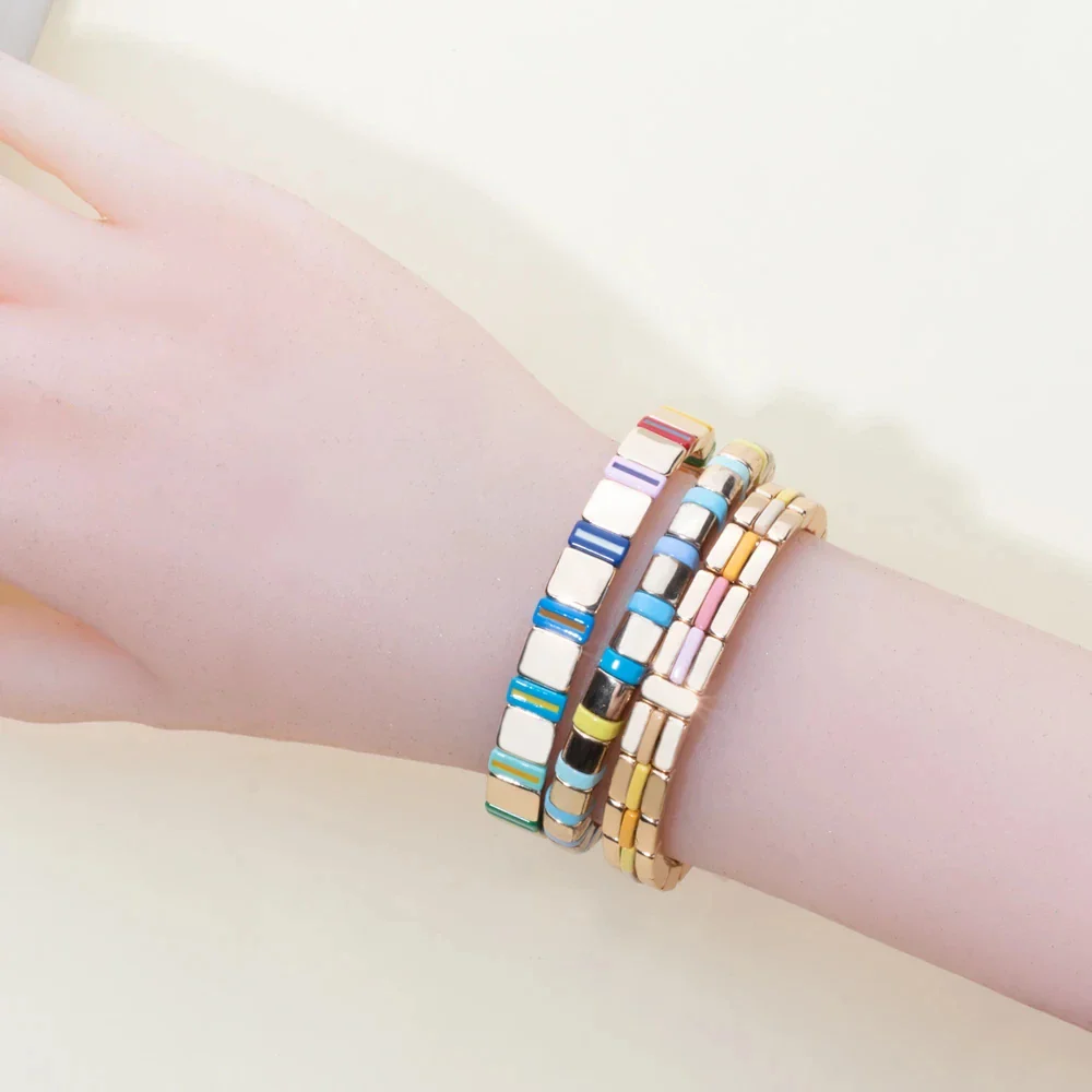 Bracelet Miyuki perles multiformes - Image 5