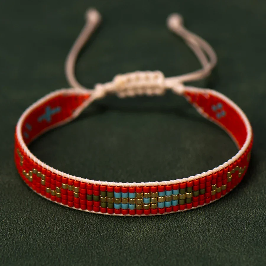 Bracelet Miyuki Rouge - Image 8