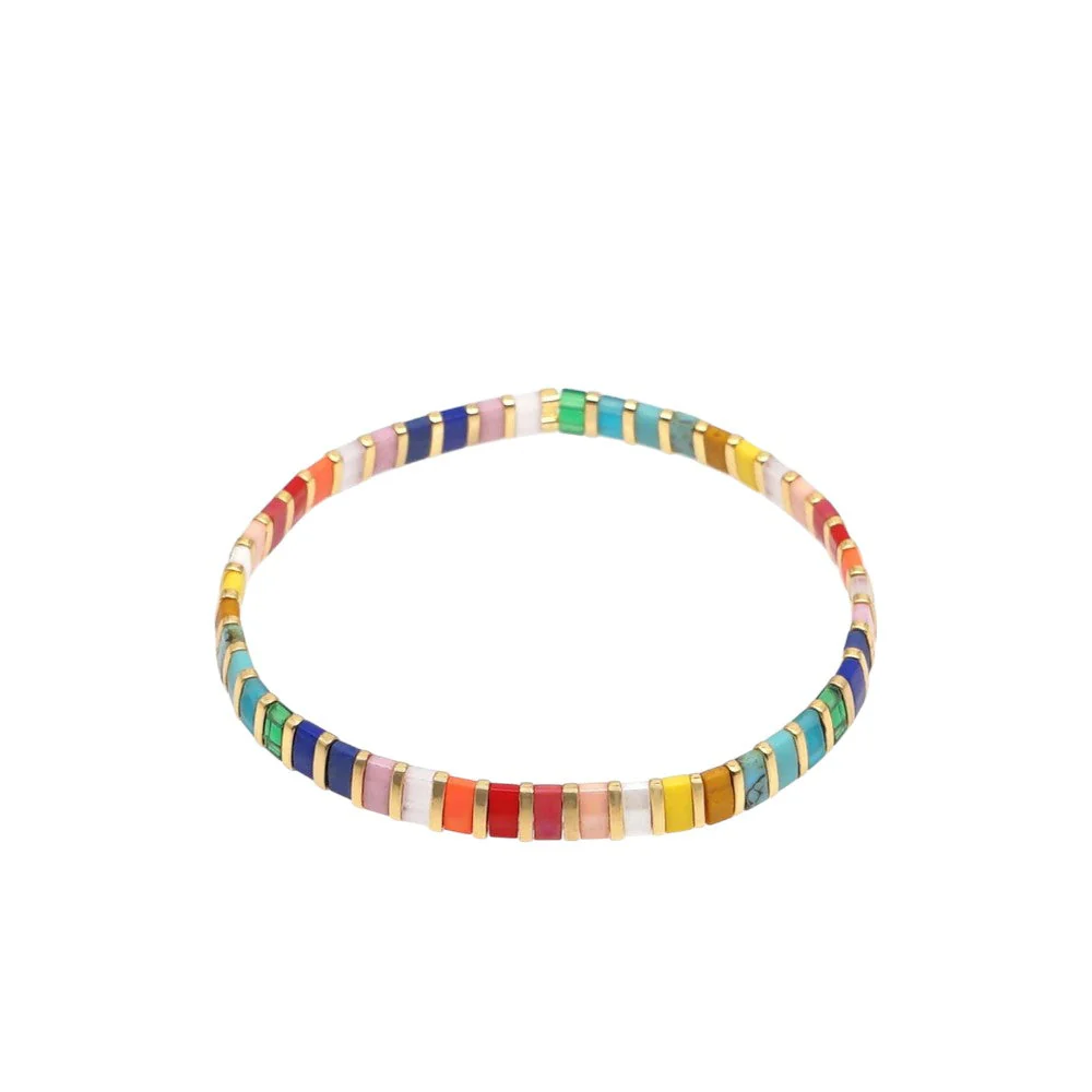 Bracelet Miyuki Tila arc en ciel - Image 3