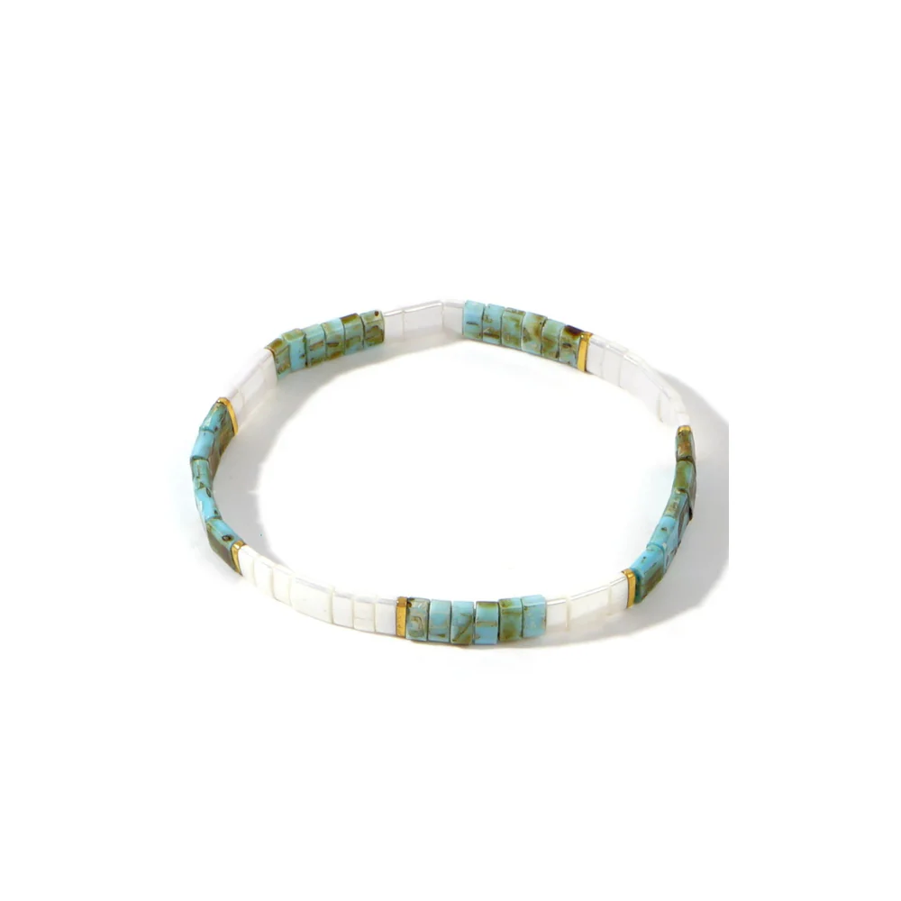 Bracelet Miyuki Tila en Perles de Verre - Image 4