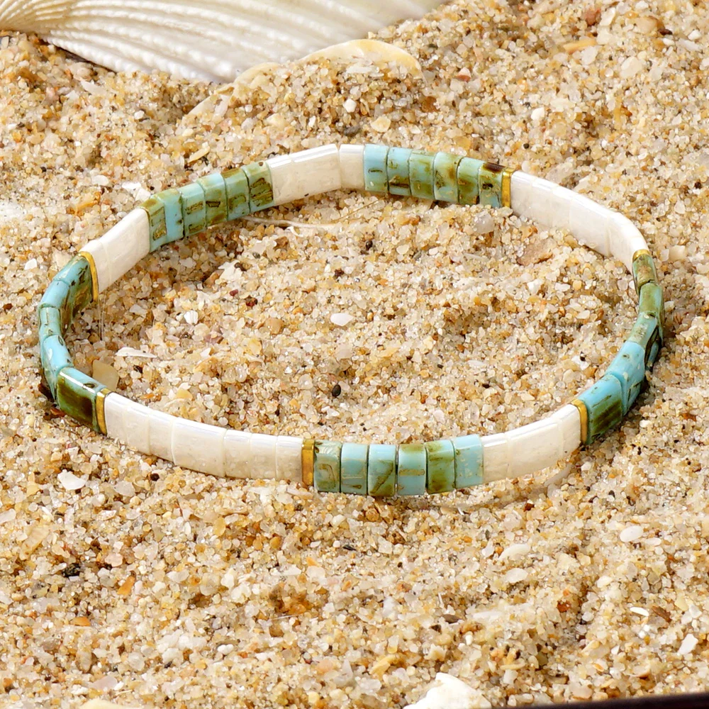 Bracelet Miyuki Tila en Perles de Verre - Image 5
