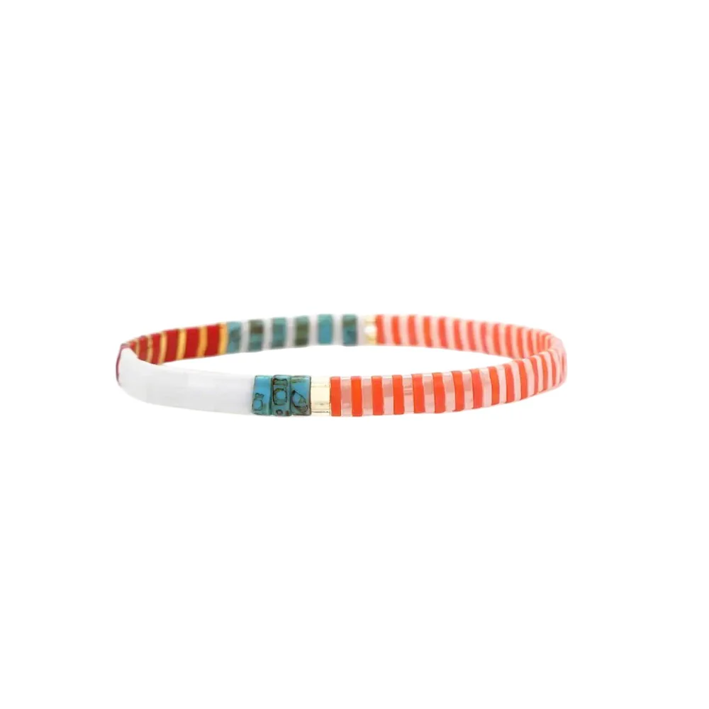 Bracelet Miyuki Tila émaillé Multicolore - Image 2