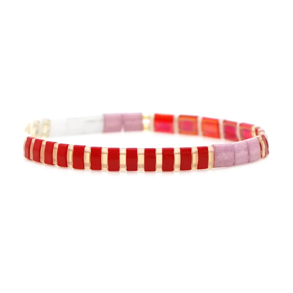 Bracelet Miyuki Tila émaillé Multicolore - Image 5
