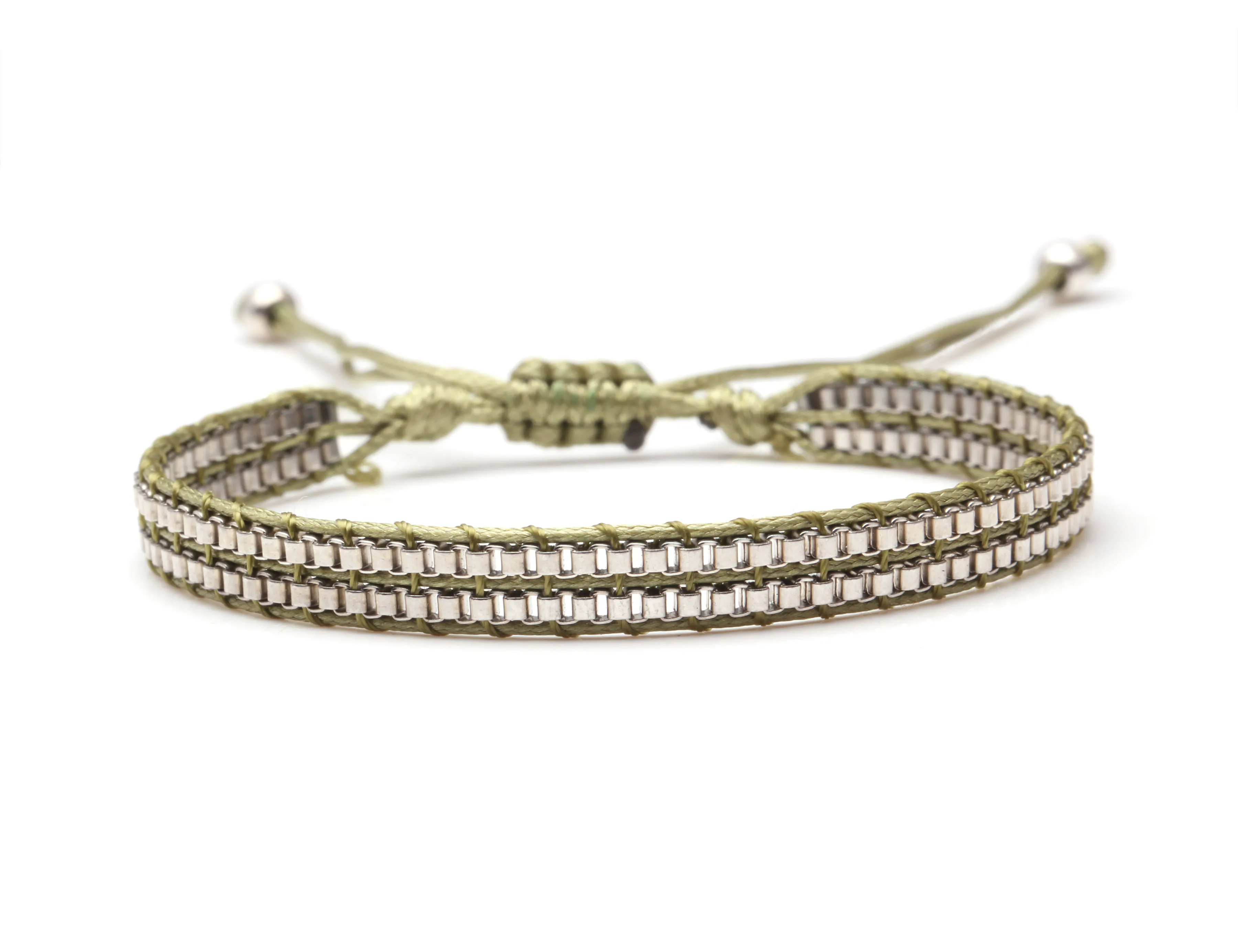 Bracelet Miyuki Tila Verre Tissé Camel - Image 5