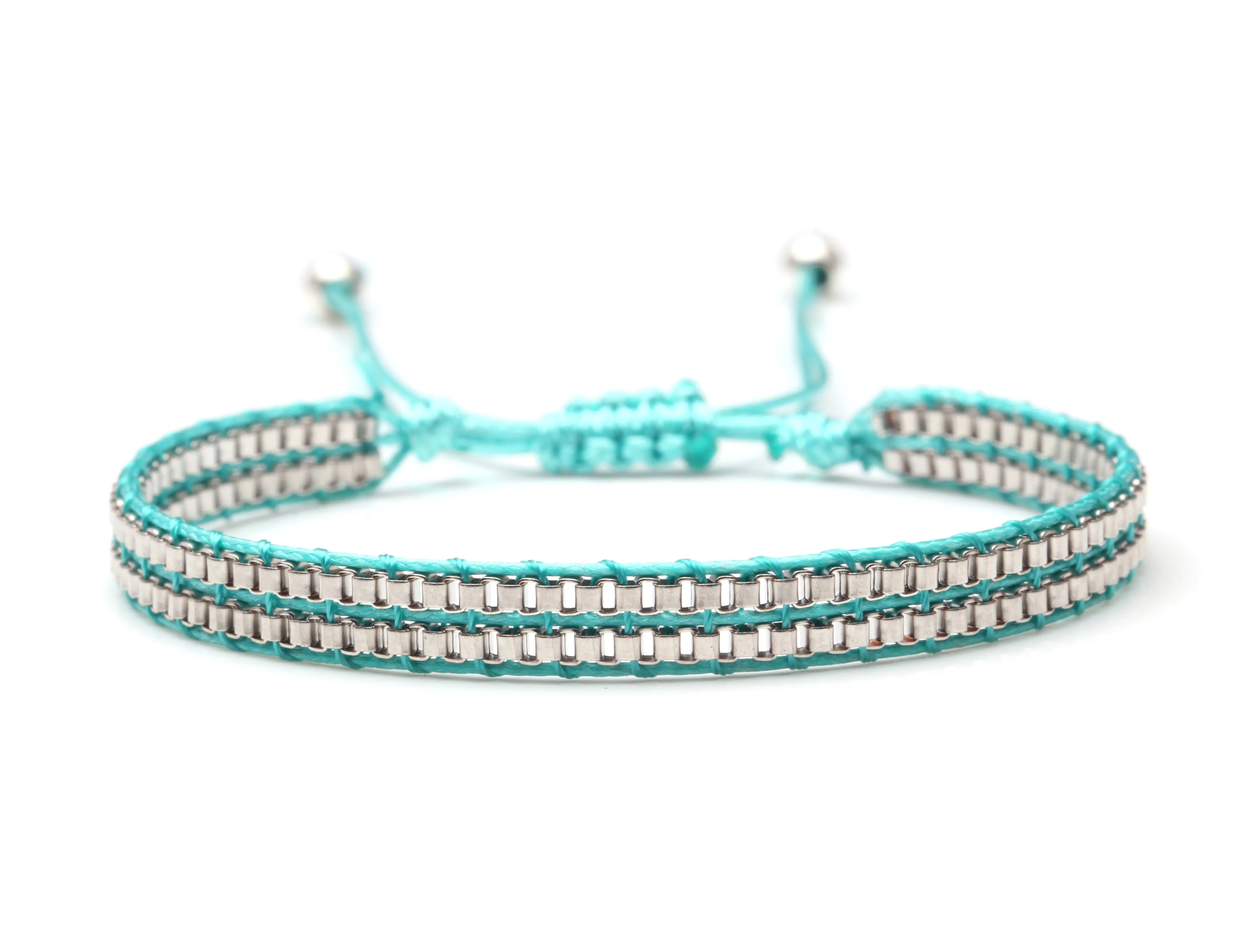 Bracelet Miyuki Tila Verre Tissé Camel - Image 6