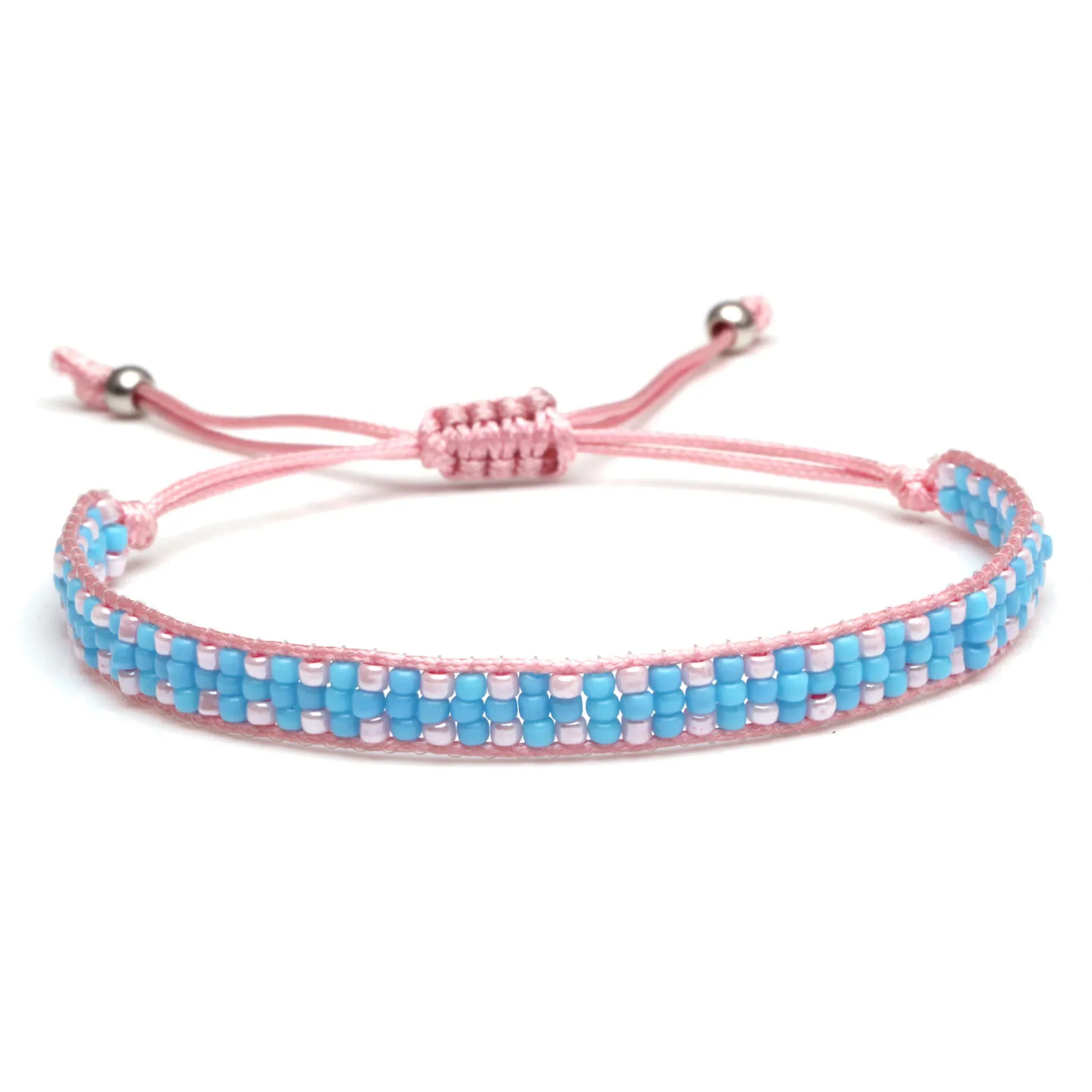 Bracelet Miyuki Tila Verre Tissé Camel - Image 7
