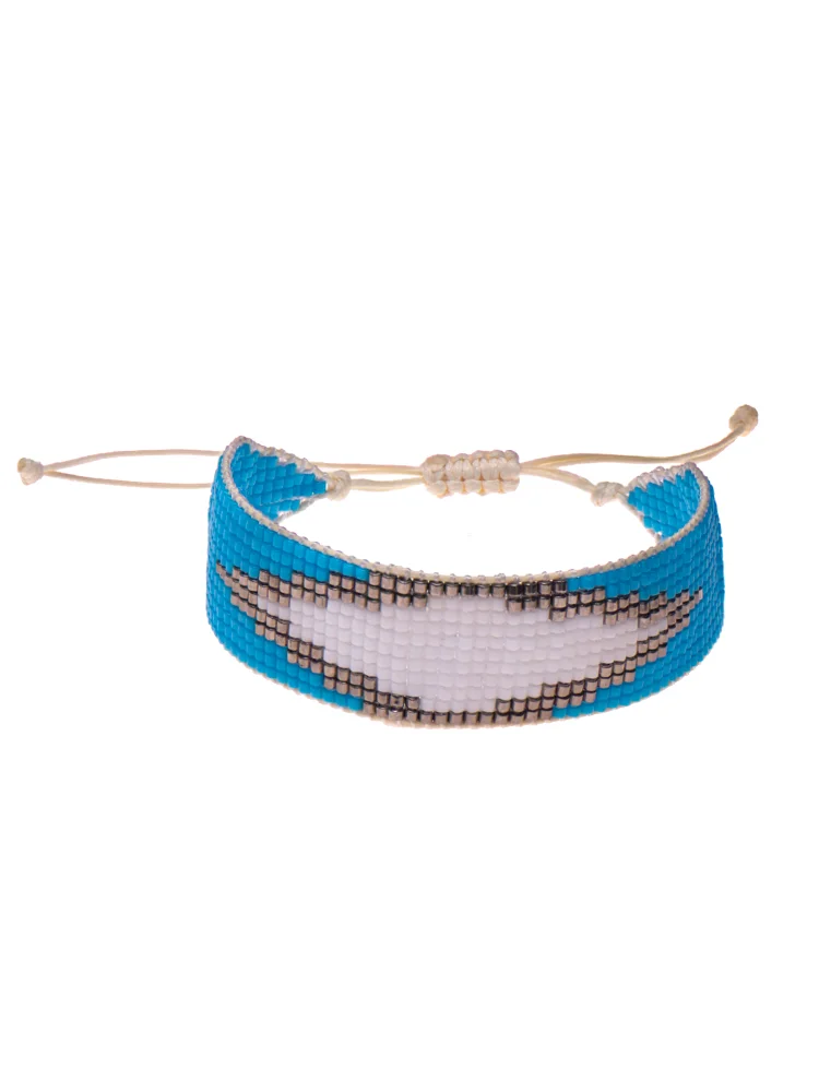 Bracelet Miyuki tissé mauvais Œil - Image 2
