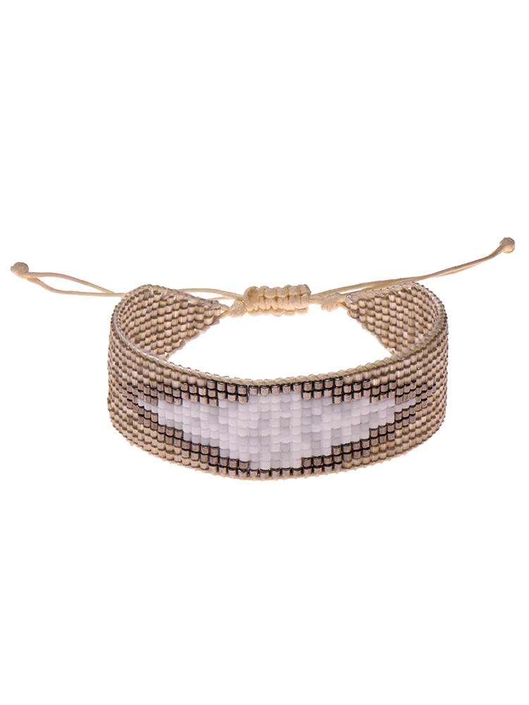 Bracelet Miyuki tissé mauvais Œil - Image 3