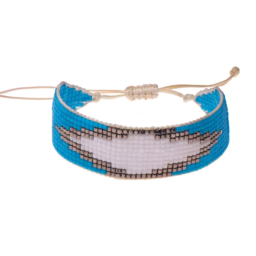 Bracelet Miyuki tissé mauvais Œil - Image 5