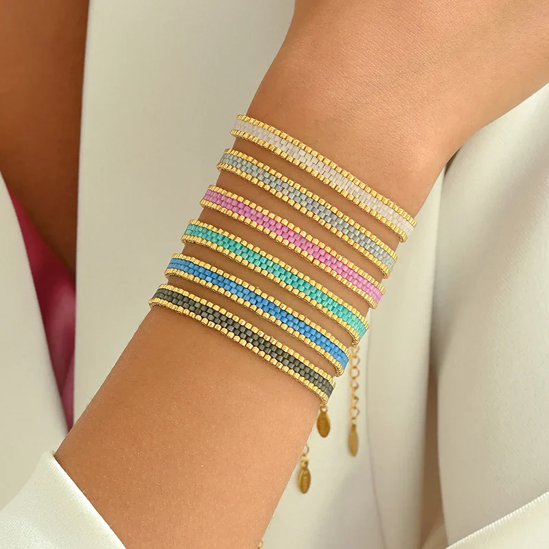 Bracelet Miyuki Tissés Multicouches - Image 2