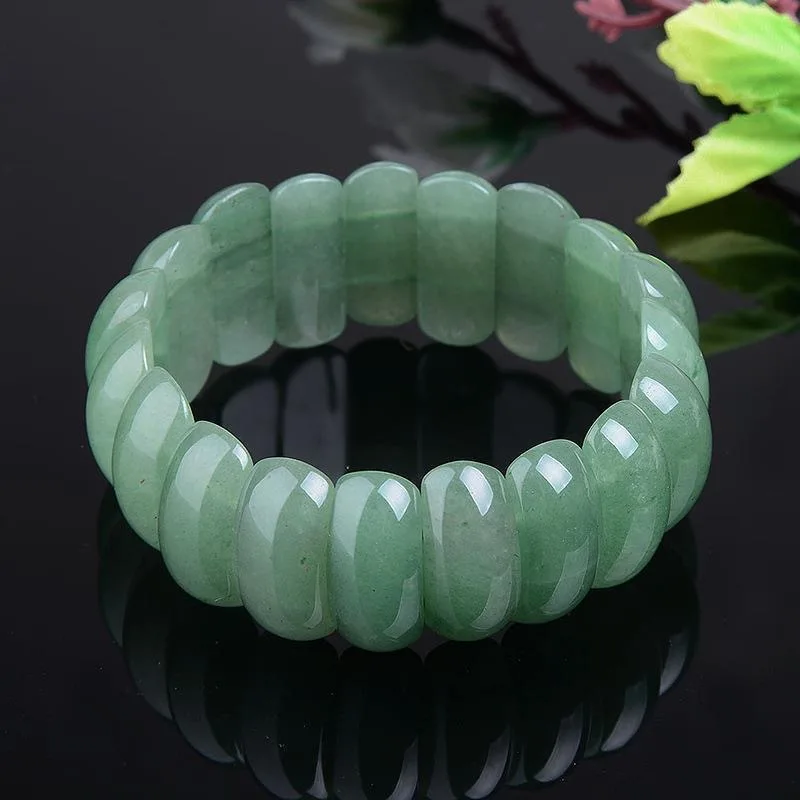 Bracelet perlé de jade Japonais - Image 3