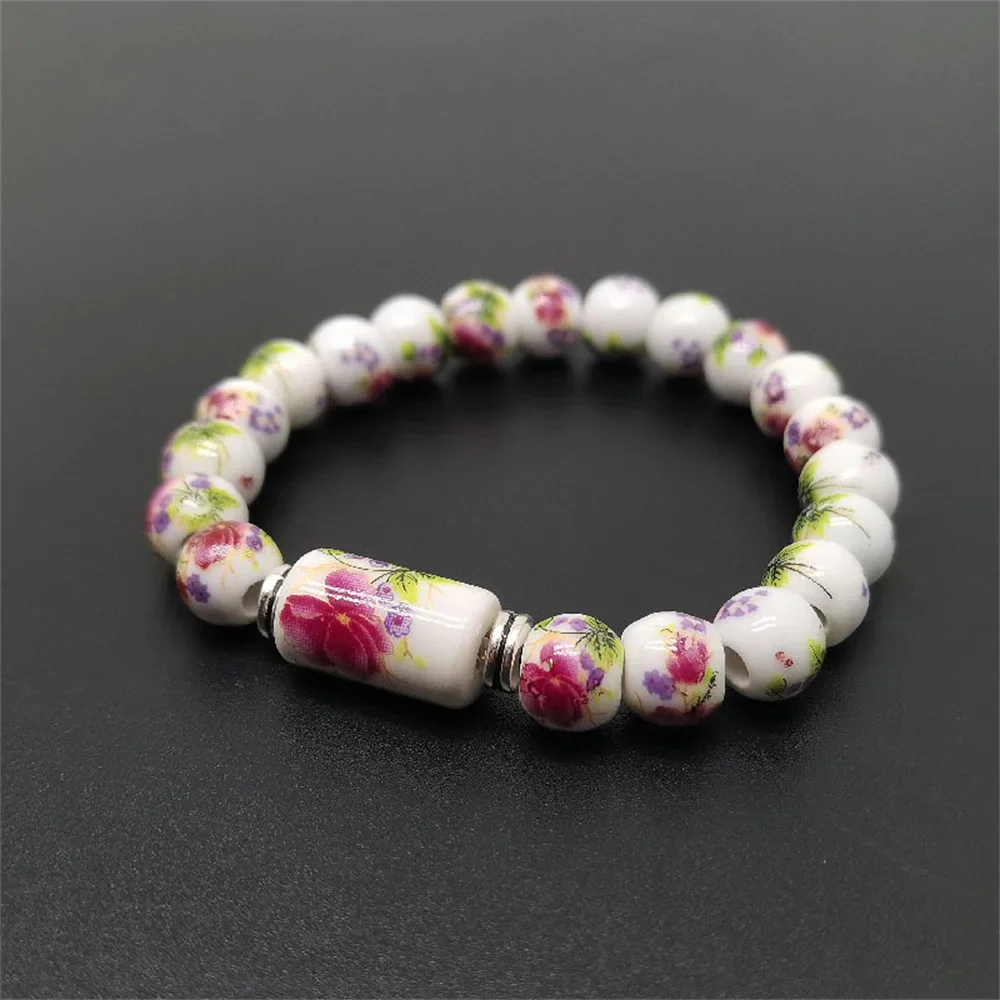 Bracelet Perlé Japonais en porcelaine - Image 5