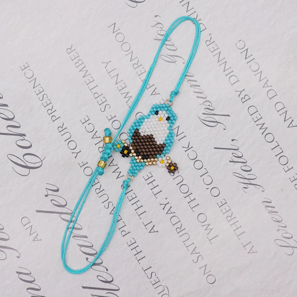 Bracelet Perlé Japonais Oiseau Porte-Bonheur