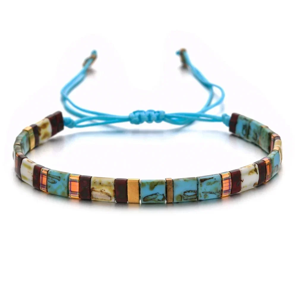 Bracelet perles miyuki plates - Image 11