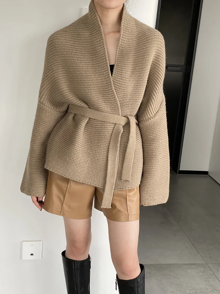 Veste Cardigan Kimono Femme Tricoté - Image 3