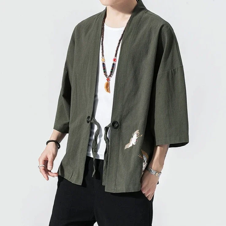 Cardigan Kimono Homme - Image 4