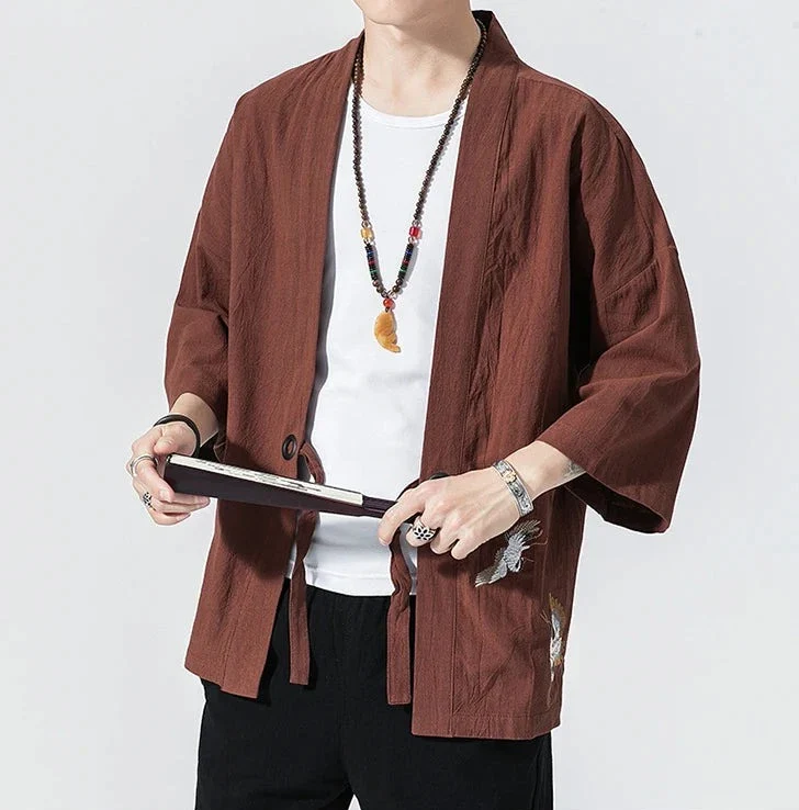 Cardigan Kimono Homme - Image 6