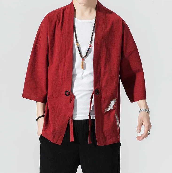 Cardigan Kimono Homme - Image 7