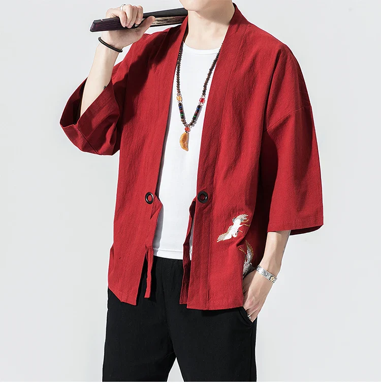 Cardigan Kimono Homme - Image 8