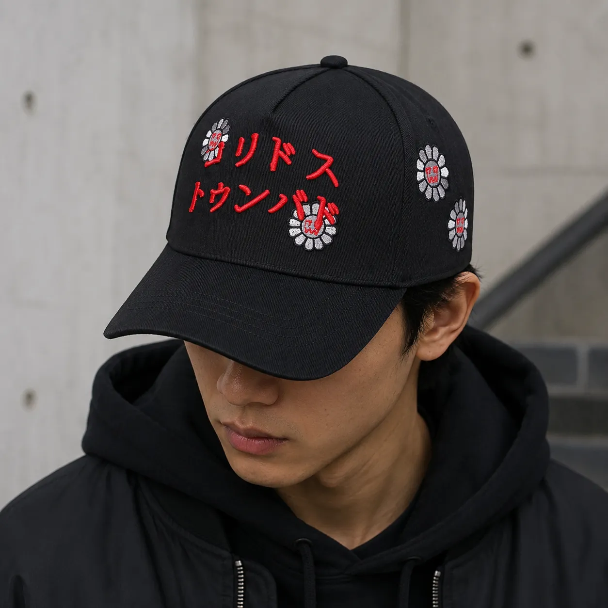 Casquette Japonaise à Broderie - Image 3