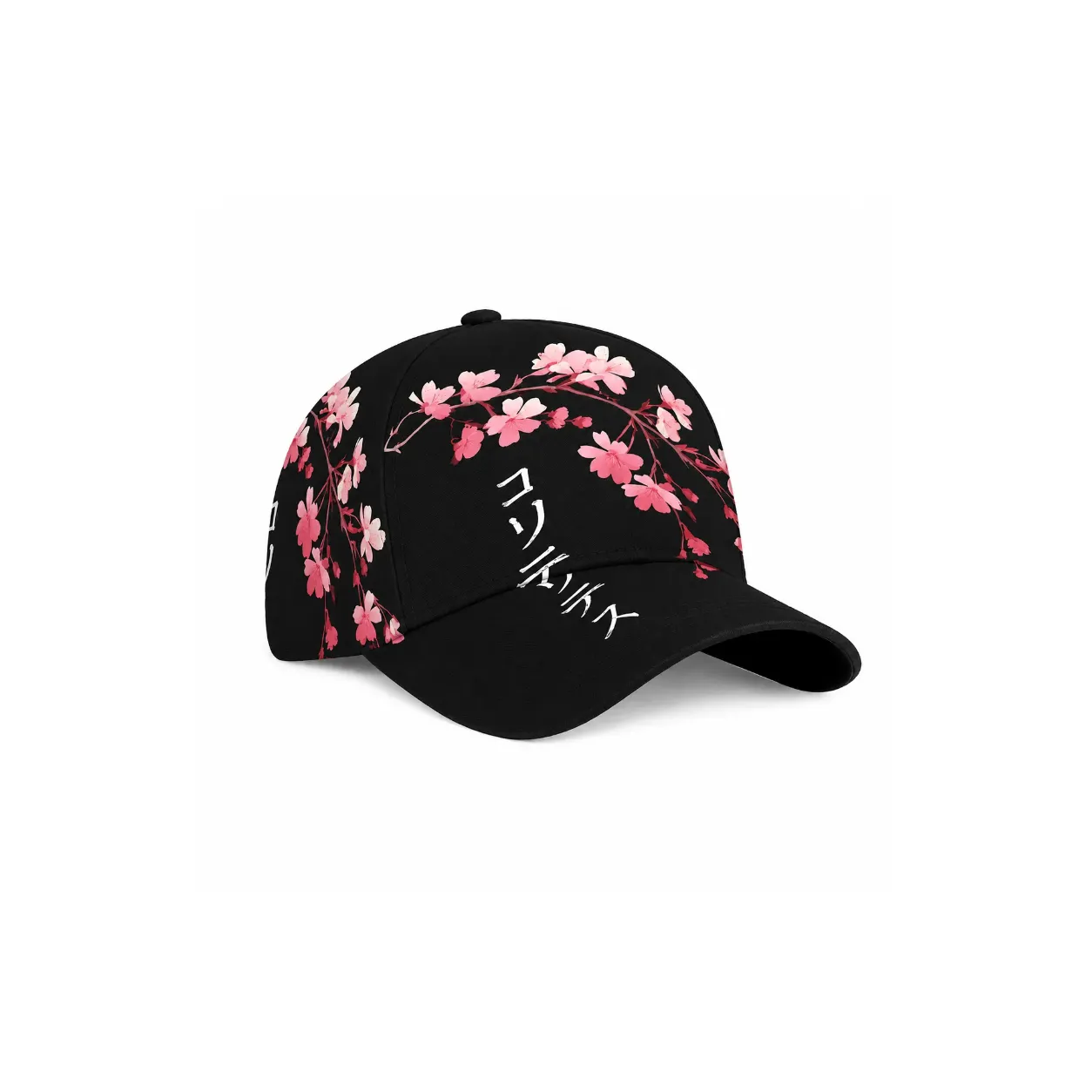 Casquette Japonaise à Imprimé Fleurs de Cerisier