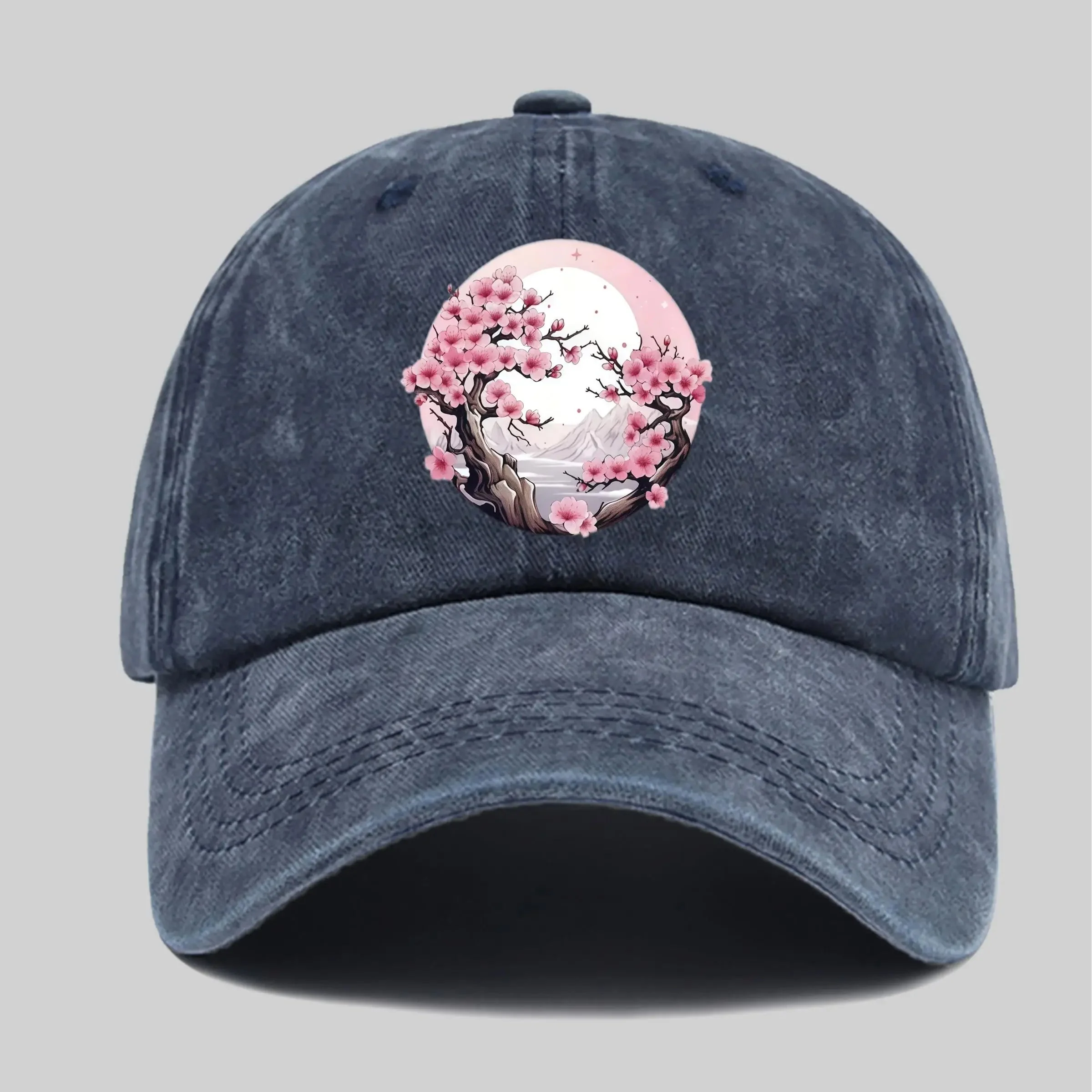 Casquette Japonaise Ajustable Cerisier - Image 2