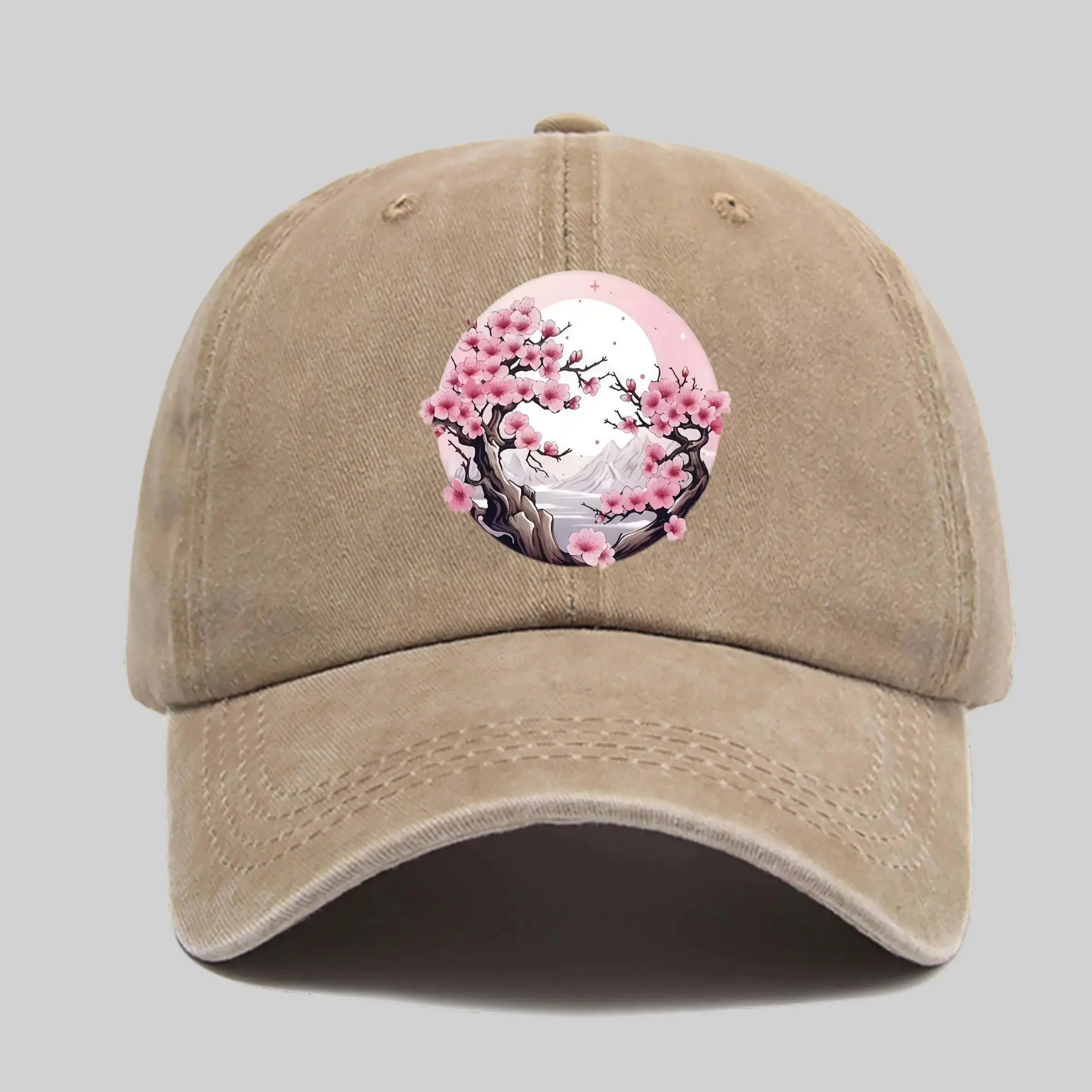 Casquette Japonaise Ajustable Cerisier - Image 3