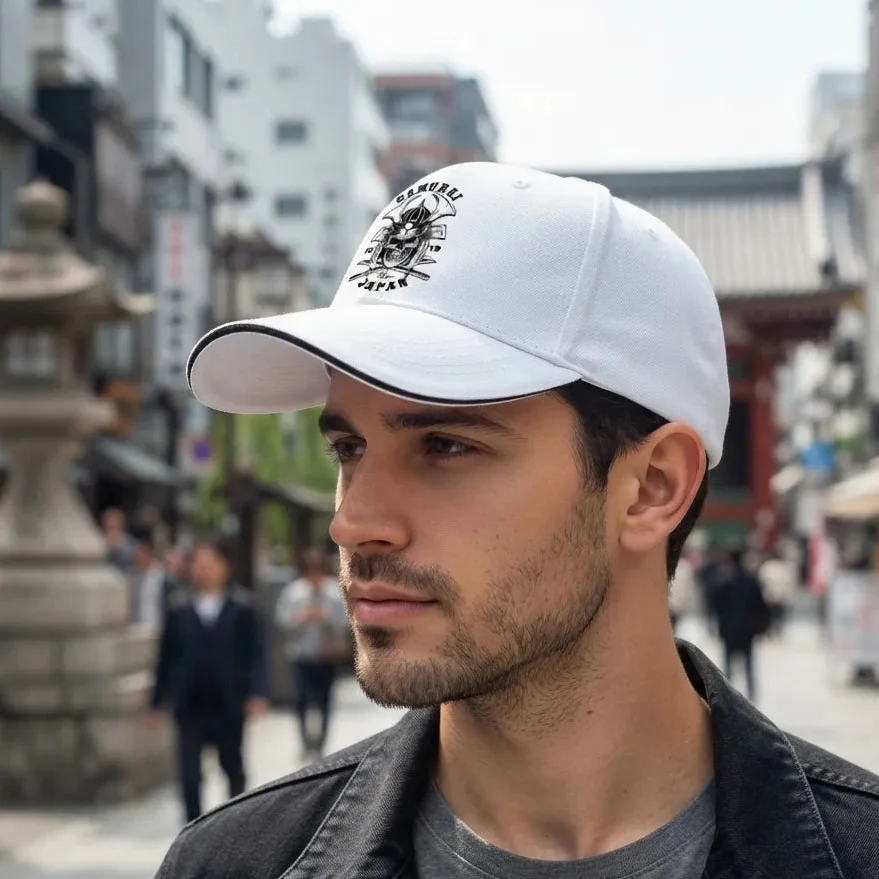 Casquette Japonaise Blanche Samouraï - Image 3