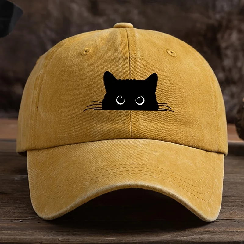 Casquette Japonaise Chat Noir - Image 2