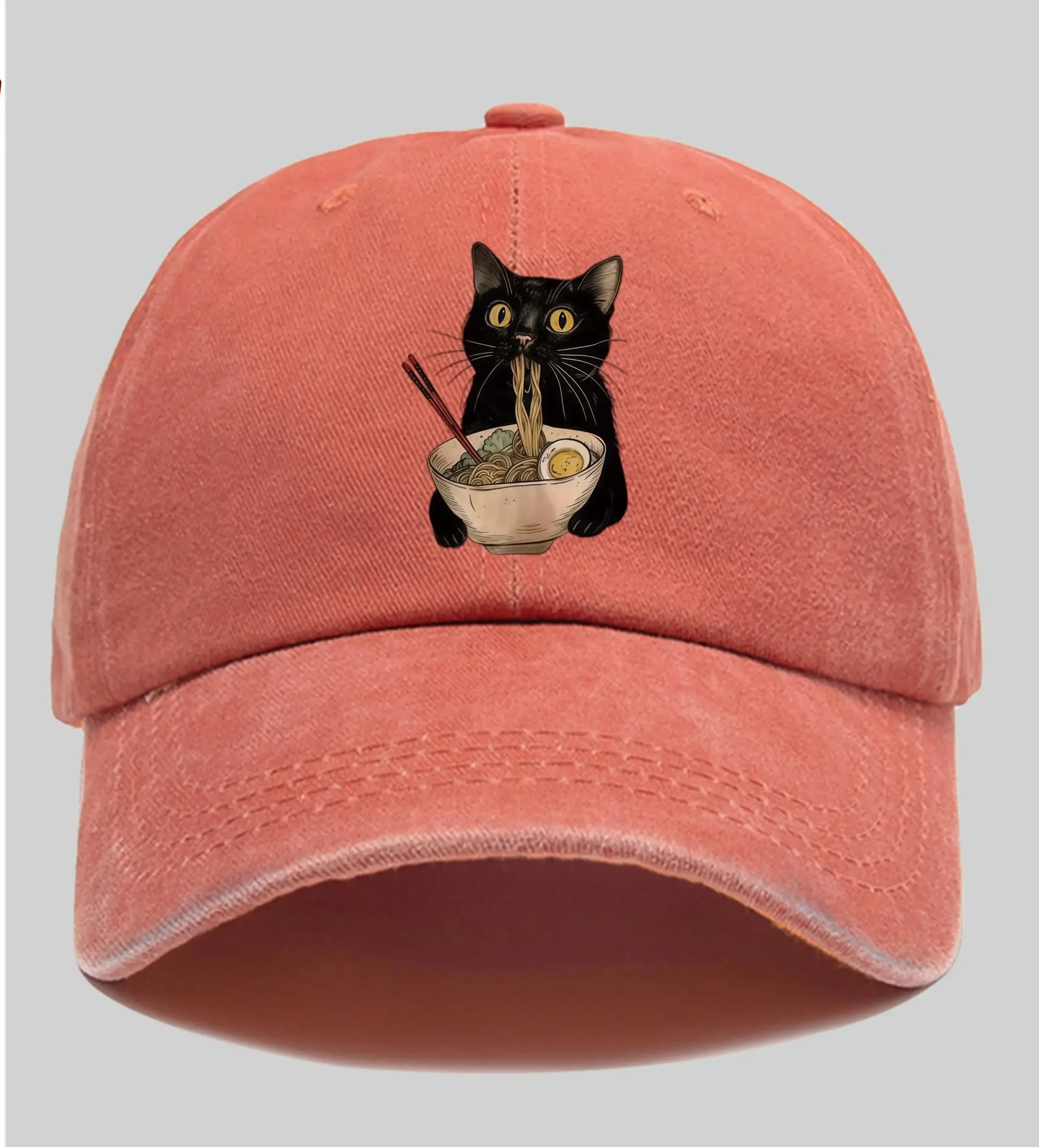 Casquette Japonaise Chat Ramen - Image 4