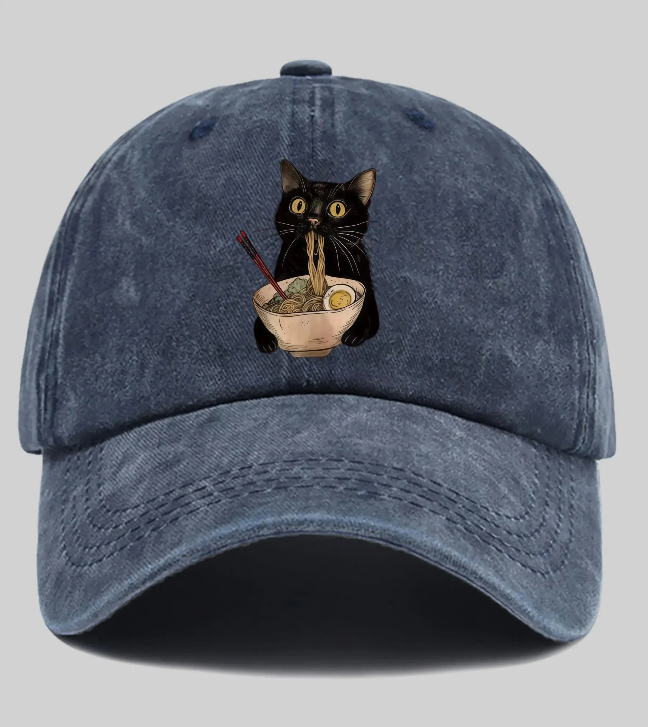 Casquette Japonaise Chat Ramen - Image 6
