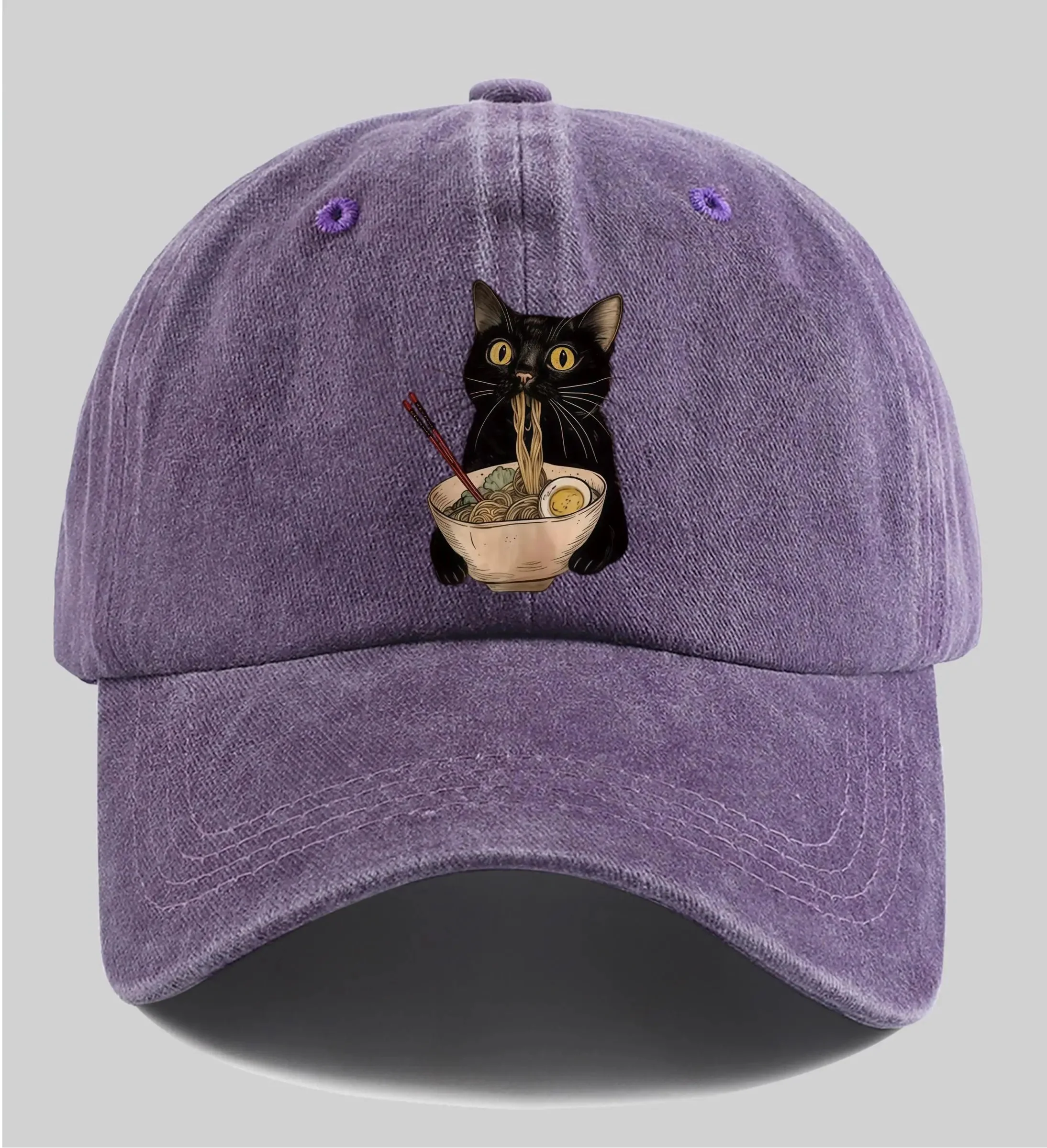 Casquette Japonaise Chat Ramen - Image 8