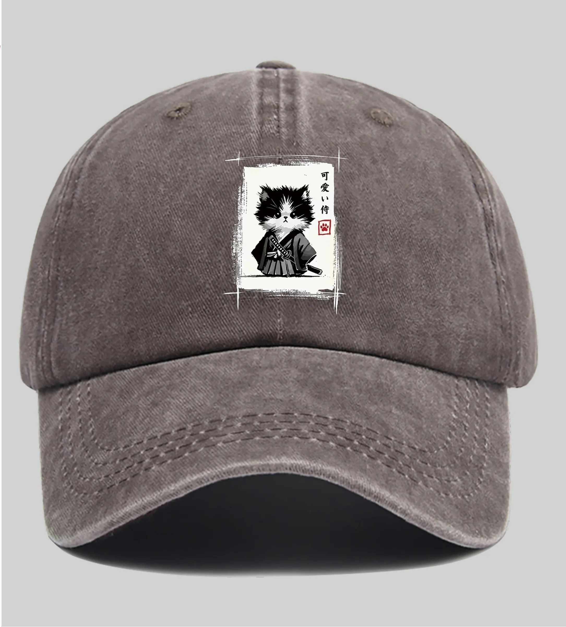 Casquette Japonaise Chat Samouraï - Image 2