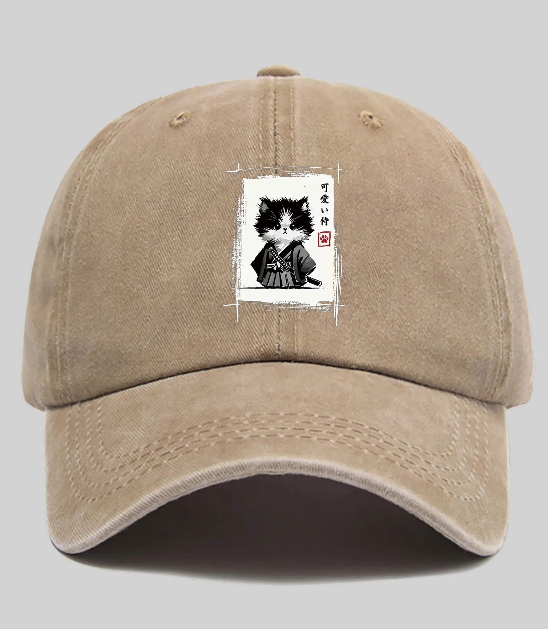 Casquette Japonaise Chat Samouraï - Image 3