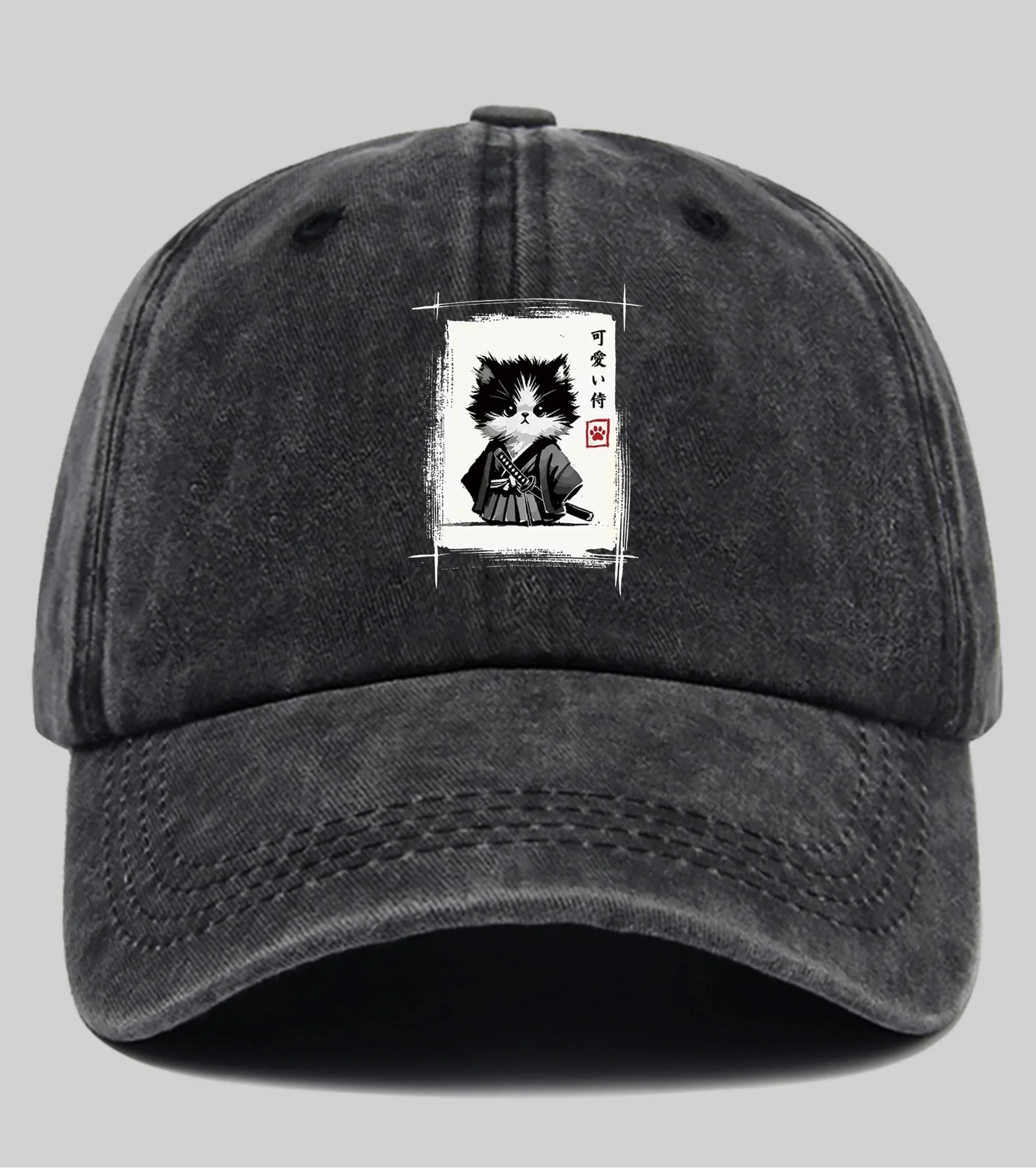 Casquette Japonaise Chat Samouraï - Image 4