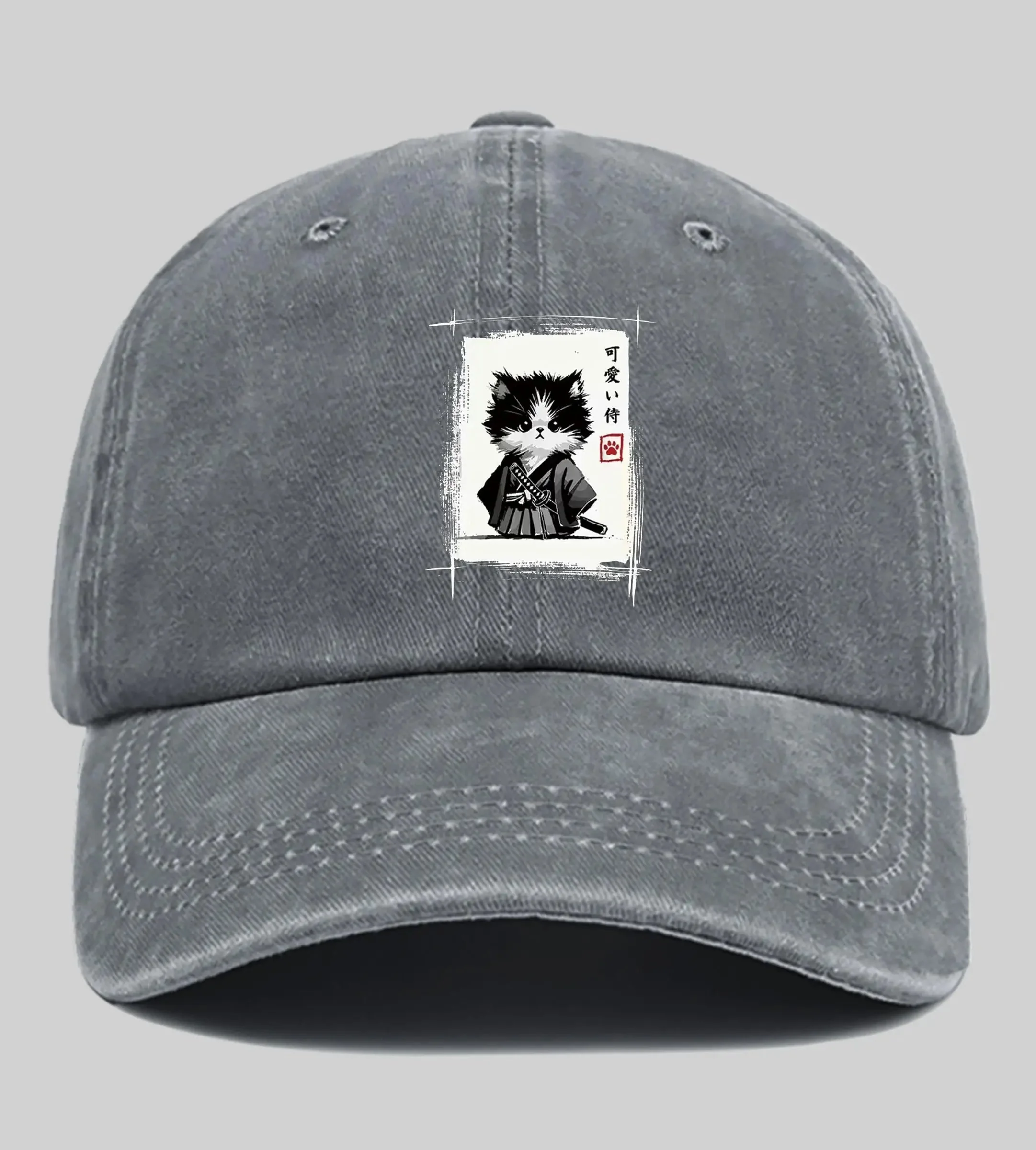 Casquette Japonaise Chat Samouraï - Image 6